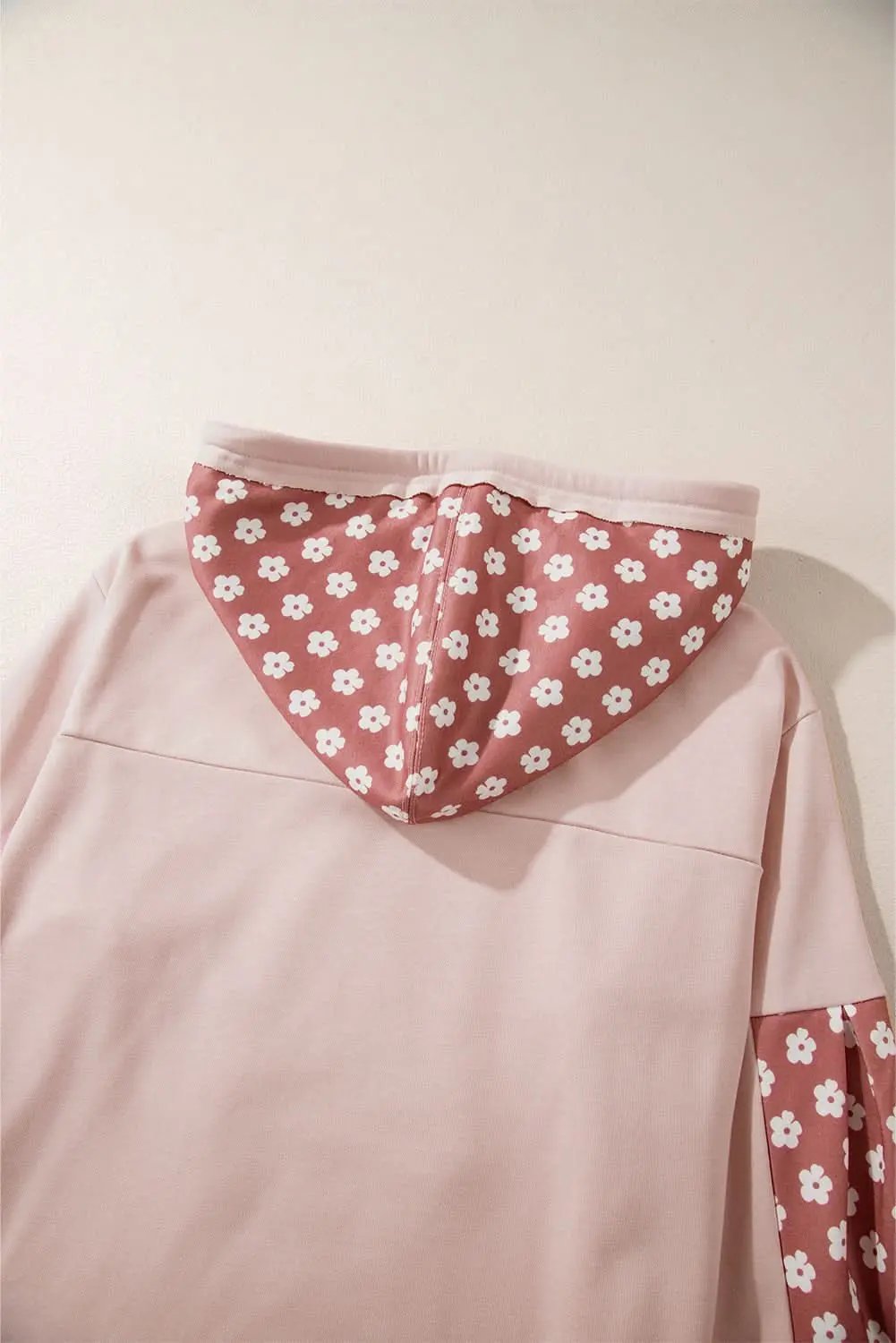 Floral star patchwork hoodie - Love Salve